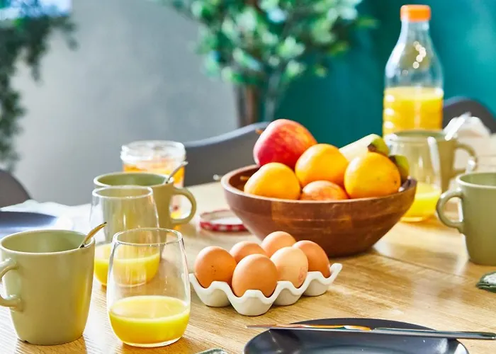 Be-1 - Joli 4 Pieces Equipe Pour 1-6 Pers 1er Etage Au Centre De