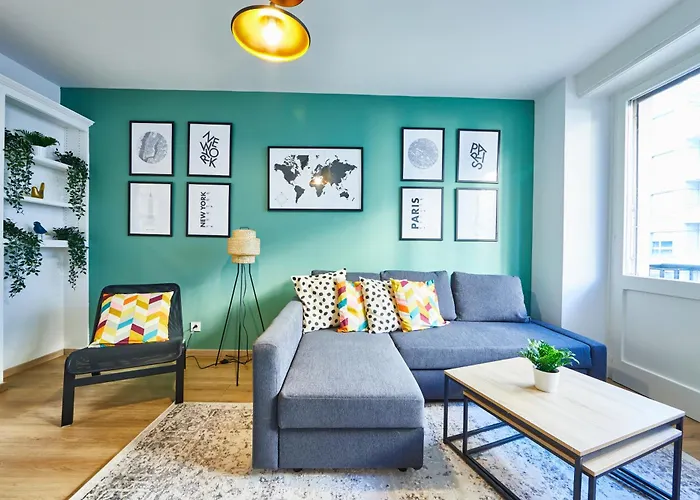 Apartment Be-1 - Joli 4 Pieces Equipe Pour 1-6 Pers 1er Etage Au Centre De Mulhouse