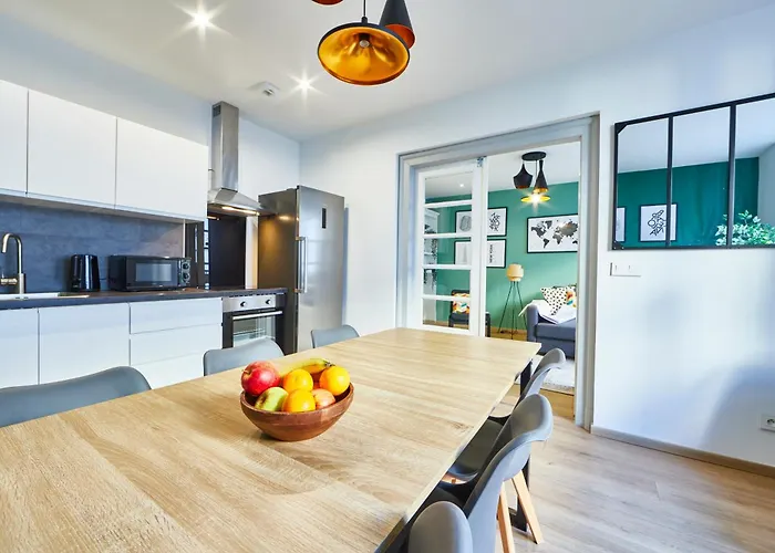 Be-1 - Joli 4 Pieces Equipe Pour 1-6 Pers 1er Etage Au Centre De Apartment Mülhausen