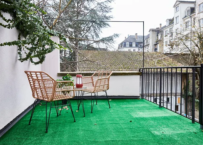 Apartment Be-1 - Joli 4 Pieces Equipe Pour 1-6 Pers 1er Etage Au Centre De Mulhouse